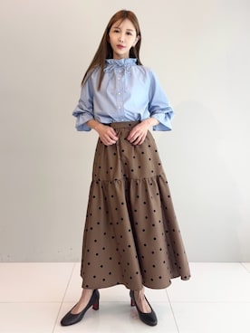 DRESSTERIORさん（骨格ナチュラル・レディース・160cm）の秋コーディネート