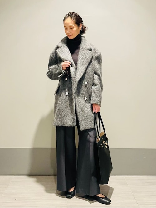 DRESSTERIOR（ドレステリア） モヘヤ混シャギーチェスターコート