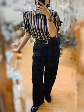 「PULL&BEAR（プルアンドベア）のアイテム（シューズ）」を使った、デビーさん（レディース・167cm）の春コーディネート