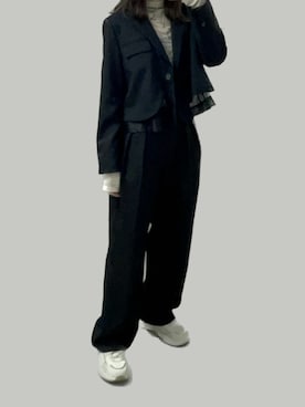 紺さん（レディース・165cm）の秋コーディネート