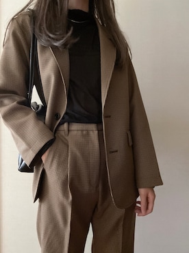 紺さん（レディース・164cm）の秋コーディネート