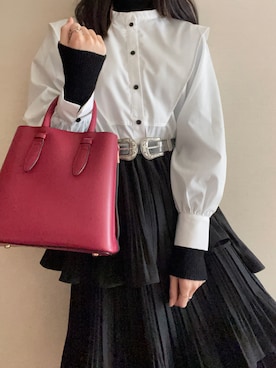 紺さん（レディース・164cm）の冬コーディネート