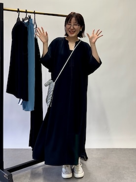 「メガネ女子」｜MIKIさん（レディース・152cm）の春コーディネート