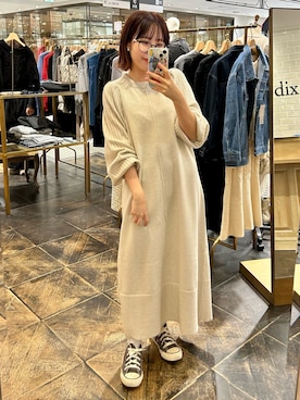 「ファッションを楽しもう」｜「アイテム（ワンピース/ドレス）」を使った、MIKIさん（レディース・152cm）の秋コーディネート
