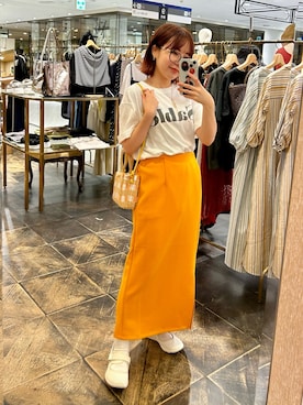 「メガネ女子」｜MIKIさん（レディース・152cm）の春コーディネート