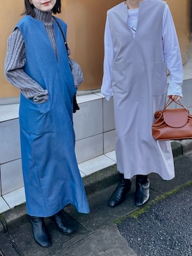 MIKIさん（レディース・152cm）の冬コーディネート