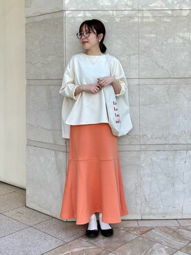 「メガネ女子」｜MIKIさん（レディース・152cm）の春コーディネート