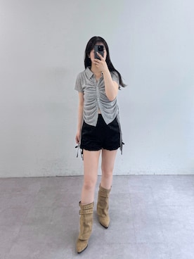 「mline（エムライン）のアイテム」を使った、nanaさん（レディース・162cm）の春コーディネート