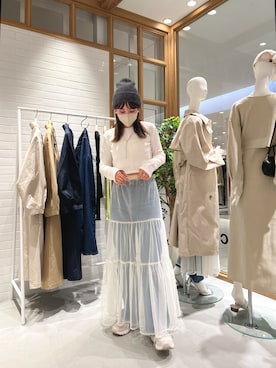 たけかわ ななさん（レディース・162cm）の冬コーディネート