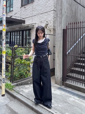 「mline（エムライン）のアイテム」を使った、nanaさん（レディース・162cm）の春コーディネート