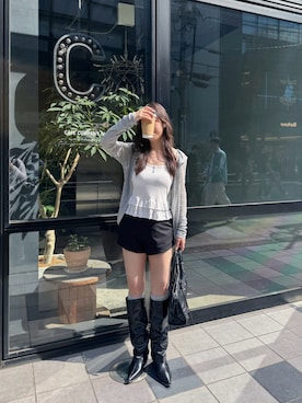 「mline（エムライン）のアイテム」を使った、nanaさん（レディース・162cm）の春コーディネート