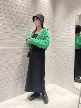 たけかわ ななさん（レディース・162cm）の冬コーディネート