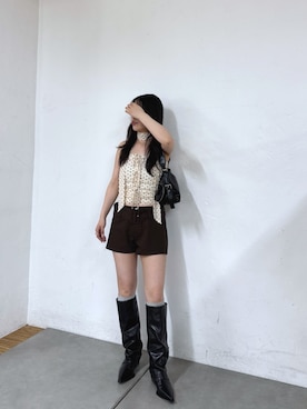 「mline（エムライン）のアイテム」を使った、nanaさん（レディース・162cm）の春コーディネート