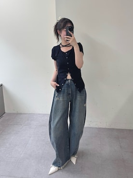 「mline（エムライン）のアイテム」を使った、nanaさん（レディース・162cm）の夏コーディネート