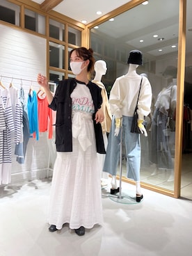 「ラグランTシャツ」｜たけかわ ななさん（レディース・162cm・20代）の春コーディネート