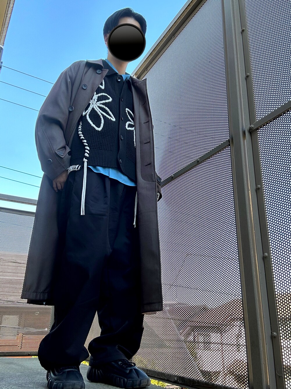 UNISEX》Prime-Over Wool Chambray Balmachan Coat/プライムオーバー