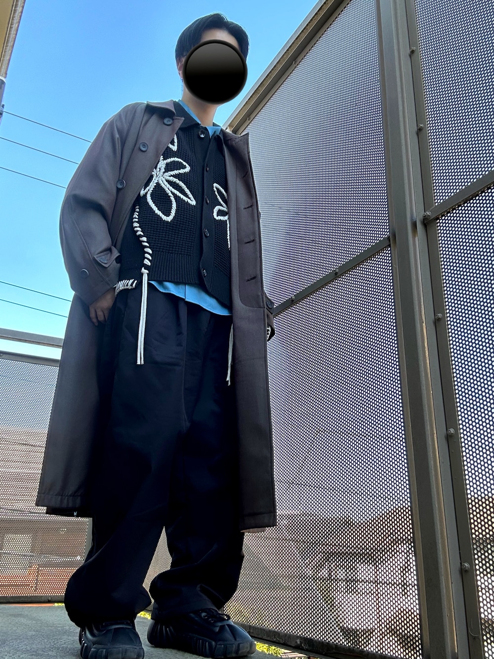 UNISEX》Prime-Over Wool Chambray Balmachan Coat/プライムオーバー