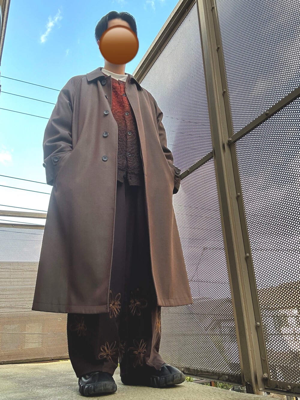 UNISEX》Prime-Over Wool Chambray Balmachan Coat/プライムオーバー