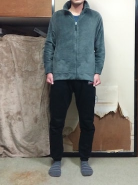 「しまむら（シマムラ）のアイテム（ニット/セーター）」を使った、BOKUWAKKIさん（メンズ・172cm）の春コーディネート