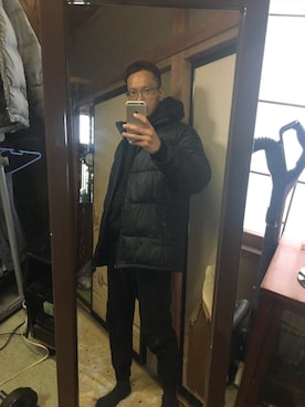 「アイテム（ダウンジャケット/コート）」を使った、わっきいさん（メンズ・172cm・30代）の秋コーディネート