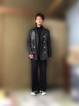 「abcd（ナシ）のアイテム（ジャケット/アウター）」を使った、わっきいさん（メンズ・172cm）の春コーディネート