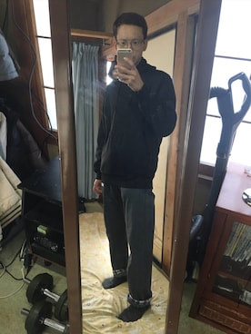 「アイテム（パーカー）」を使った、わっきいさん（メンズ・172cm・30代）の秋コーディネート