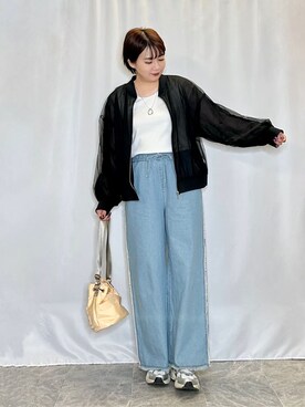 「Lee（リー）のアイテム（バッグ）」を使った、ネリさん（レディース・162cm）の春コーディネート