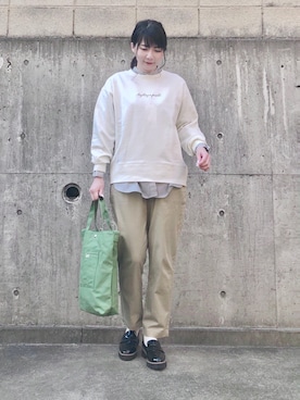 「DRESKIP（ドレスキップ）のアイテム（その他シューズ）」を使った、ネリさん（レディース・162cm）の春コーディネート