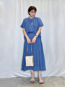 「DRESKIP（ドレスキップ）のアイテム」を使った、ネリさん（骨格ナチュラル・レディース・162cm）の春コーディネート