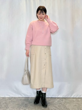 「きれいめコーディネート」｜ネリさん（レディース・162cm）の冬コーディネート