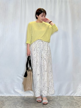 「DRESKIP（ドレスキップ）のアイテム」を使った、ネリさん（骨格ナチュラル・レディース・162cm）の春コーディネート