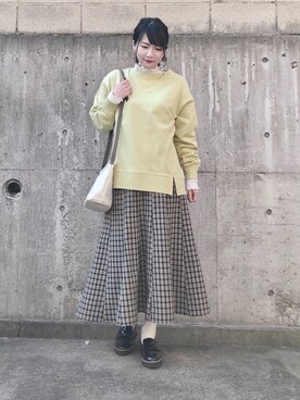 「DRESKIP（ドレスキップ）のアイテム（その他シューズ）」を使った、ネリさん（レディース・162cm）の春コーディネート
