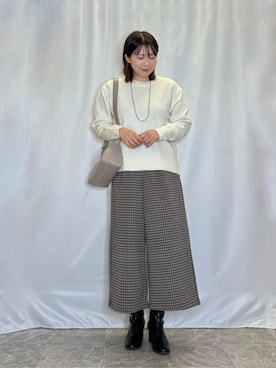 「DRESKIP（ドレスキップ）のアイテム」を使った、ネリさん（レディース・162cm）の冬コーディネート