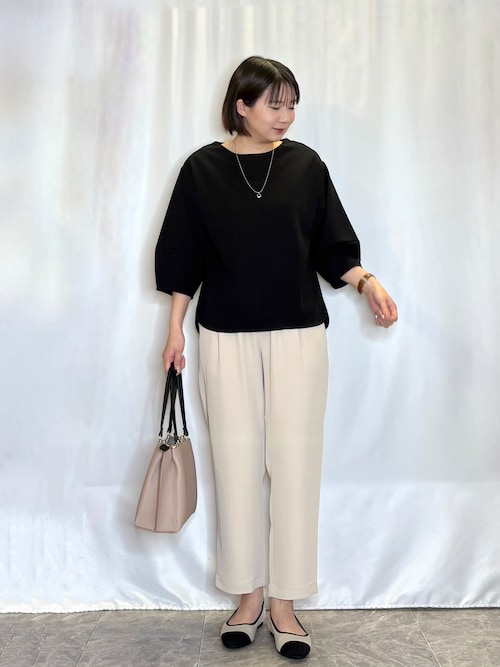 セール】【2点セット/7分袖】ランタンスリーブで女性らしい インせず着