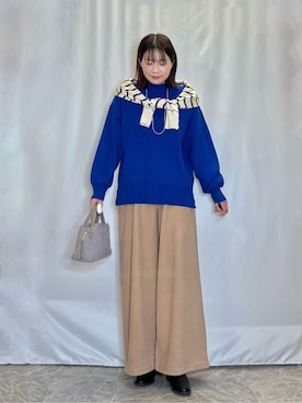 「DRESKIP（ドレスキップ）のアイテム」を使った、ネリさん（レディース・162cm）の冬コーディネート