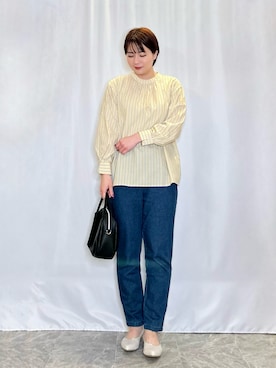 「DRESKIP（ドレスキップ）のアイテム」を使った、ネリさん（骨格ナチュラル・レディース・162cm）の春コーディネート