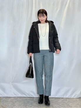 「DRESKIP（ドレスキップ）のアイテム」を使った、ネリさん（レディース・162cm）の冬コーディネート