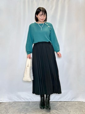 ネリさん（骨格ナチュラル・レディース・162cm）の冬コーディネート
