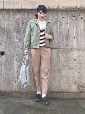 「DRESKIP（ドレスキップ）のアイテム（その他シューズ）」を使った、ネリさん（レディース・162cm）の春コーディネート