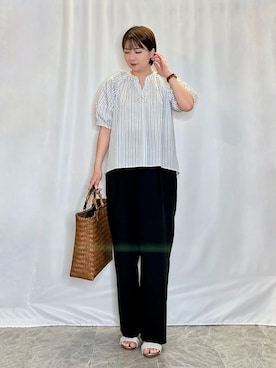 「DRESKIP（ドレスキップ）のアイテム」を使った、ネリさん（骨格ナチュラル・レディース・162cm）の春コーディネート