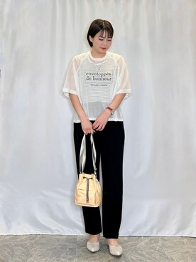 「Lee（リー）のアイテム（バッグ）」を使った、ネリさん（レディース・162cm）の春コーディネート