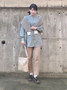 「DRESKIP（ドレスキップ）のアイテム（その他シューズ）」を使った、ネリさん（レディース・162cm）の春コーディネート