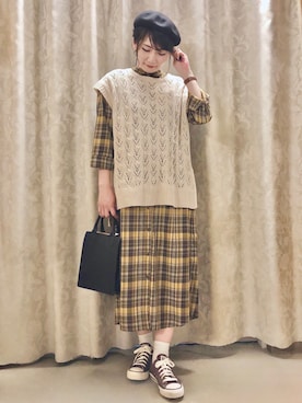 「SHOO・LA・RUE（シューラルー）のアイテム」を使った、ネリさん（レディース・162cm）の夏コーディネート