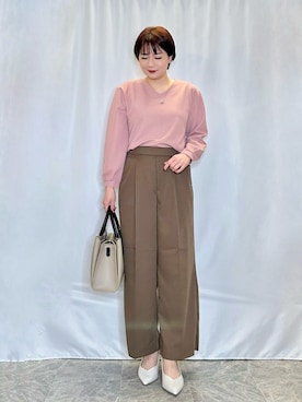 「DRESKIP（ドレスキップ）のアイテム」を使った、ネリさん（骨格ナチュラル・レディース・162cm）の春コーディネート