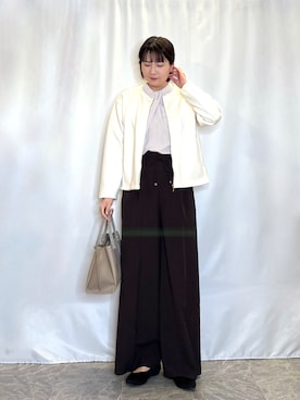 「HusHusH（ハッシュアッシュ）のアイテム」を使った、ネリさん（レディース・162cm）の春コーディネート