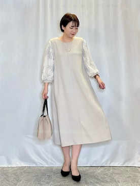 「DRESKIP（ドレスキップ）のアイテム」を使った、ネリさん（骨格ナチュラル・レディース・162cm）の春コーディネート