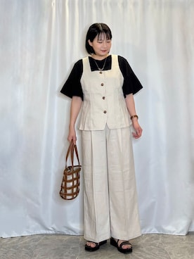 ネリさん（レディース・162cm）の春コーディネート