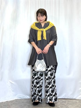 「Airpapel（エアパペル）のアイテム」を使った、ネリさん（レディース・162cm）の春コーディネート