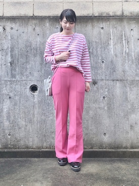 「DRESKIP（ドレスキップ）のアイテム（その他シューズ）」を使った、ネリさん（レディース・162cm）の春コーディネート