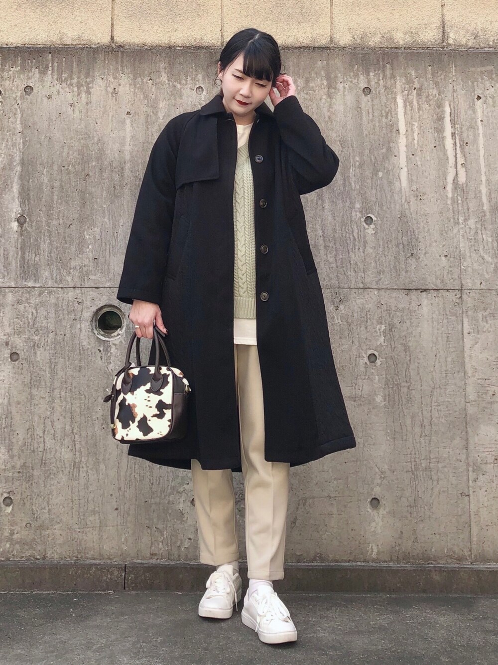 シューラルー／ドレスキップ SHOO・LA・RUE/DRESKIP 【防花粉/撥水】ベーシック Aライン トレンチコート【CIRCRIC】  （ブラック(019)）